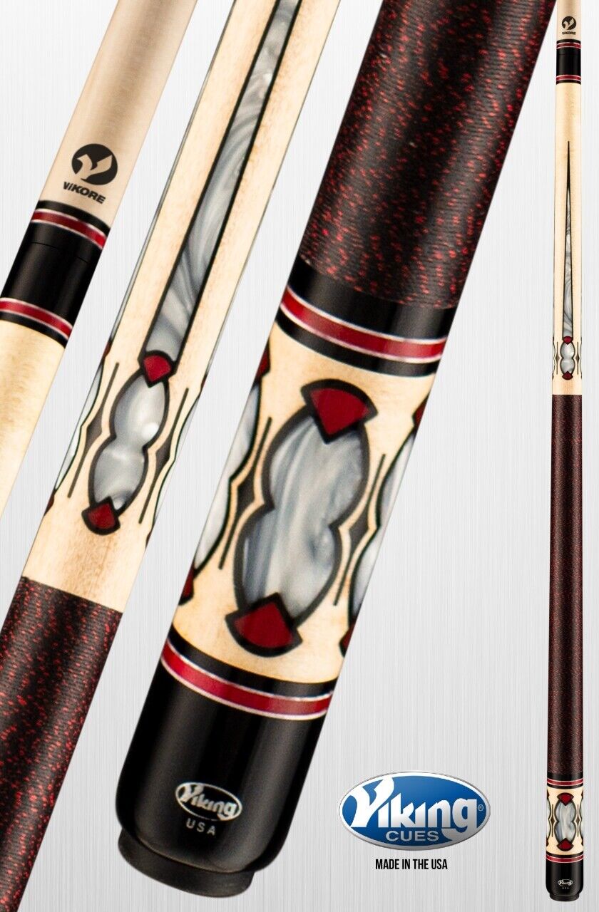 VIKING 5391 POOL CUE TIGER 12.75 MM TIP VIKORE SHAFT NEW FREE SHIPPING FREE CASE