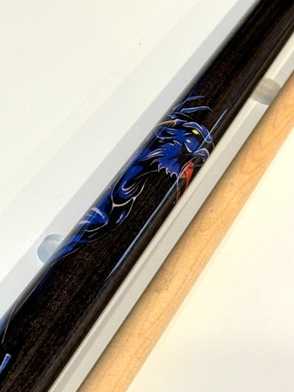 VIKING BLACK DRAGON POOL CUE 13.00 MM VIKORE SHAFT NEW SHIPS FREE N  FREE CASE