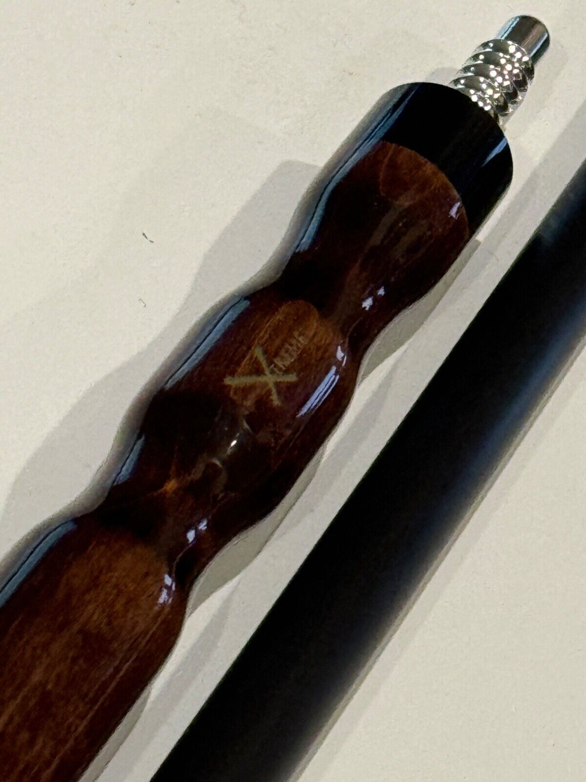 JACOBY XTREME BROWN JUMP CUE 13.1 BLACKOUT CARBON FIBER SHFT SHIP FREE FREE CASE