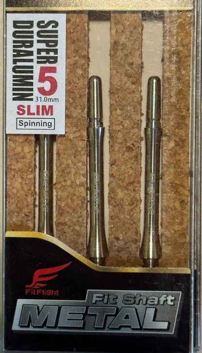 FIT FLIGHT SUPER DURALUMIN #5 LENGTH SLIM SPINNING SHAFTS BRAND NEW SHIPS FREE