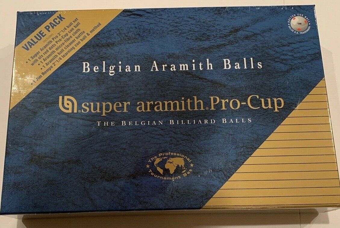 ARAMITH BELGIAN MADE BALLS SUPER PRO CUP VALUE PACK BRAND NEW SEALED SHIPS FREE