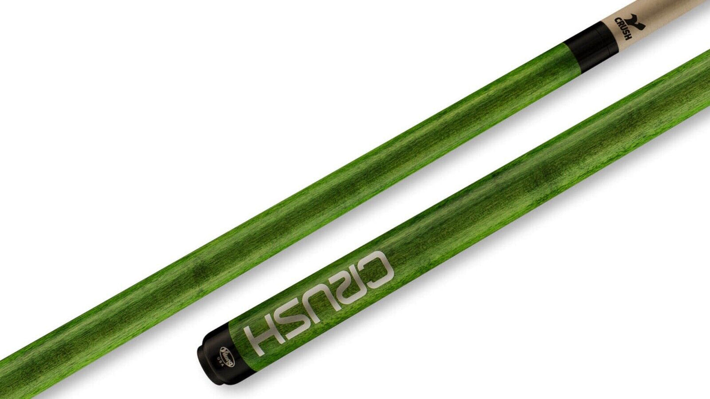 VIKING GREEN CRUSH BREAK CUE V CRUSH SHAFT WRAPLESS NEW SHIPS FREE N FREE CASE