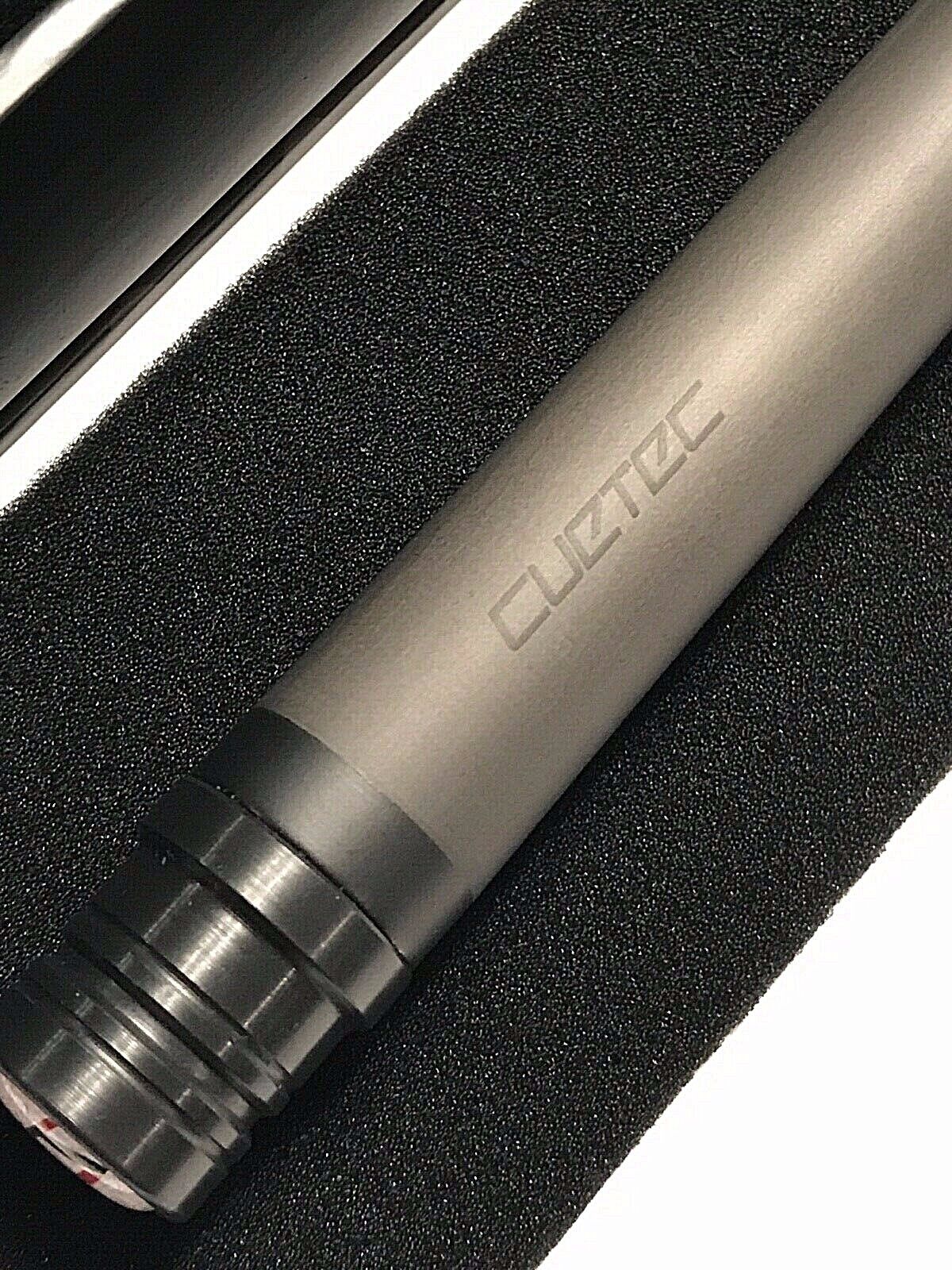 CUETEC NEW 95-019T CYNERGY 3/8 X 14 CARBON FIBER SHAFT  12.5 MM JOINT FREE SHIPPING