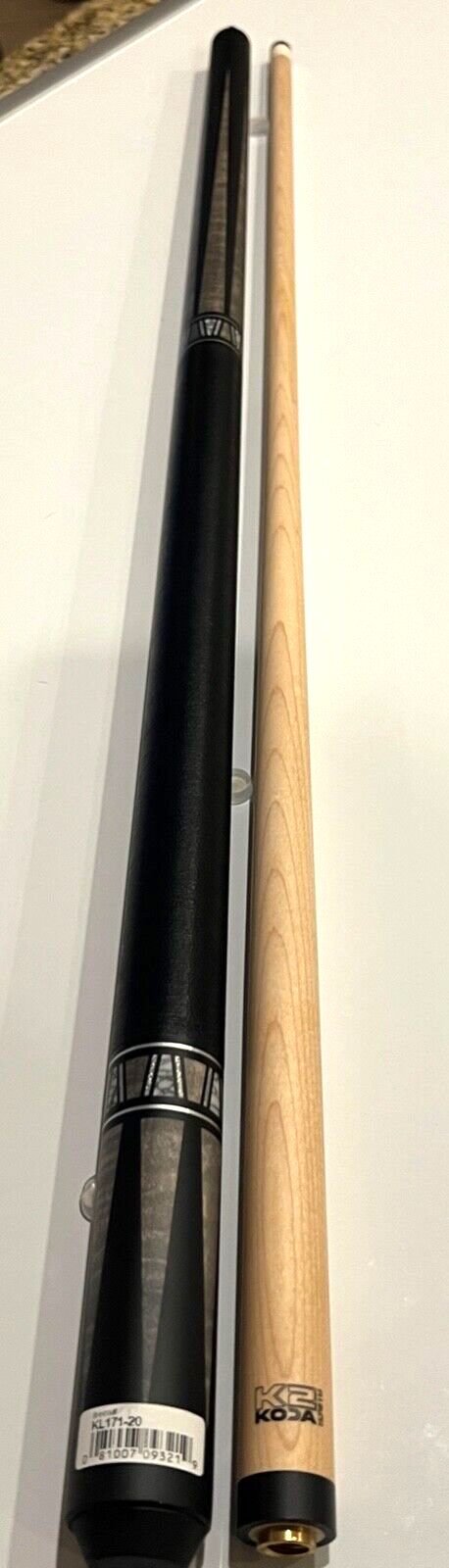 KODA POOL CUE KL171 UNILOC JNT. 11.75M LD SHAFT NEW FREE SHIPPING FREE HARD CASE