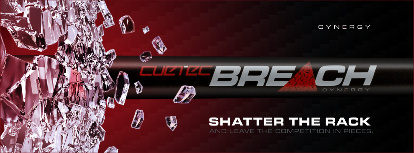 CUETEC BREACH BREAK CUE CARBON CYNERGY SHAFT BRAND NEW SHIPS FREE 95-145NW