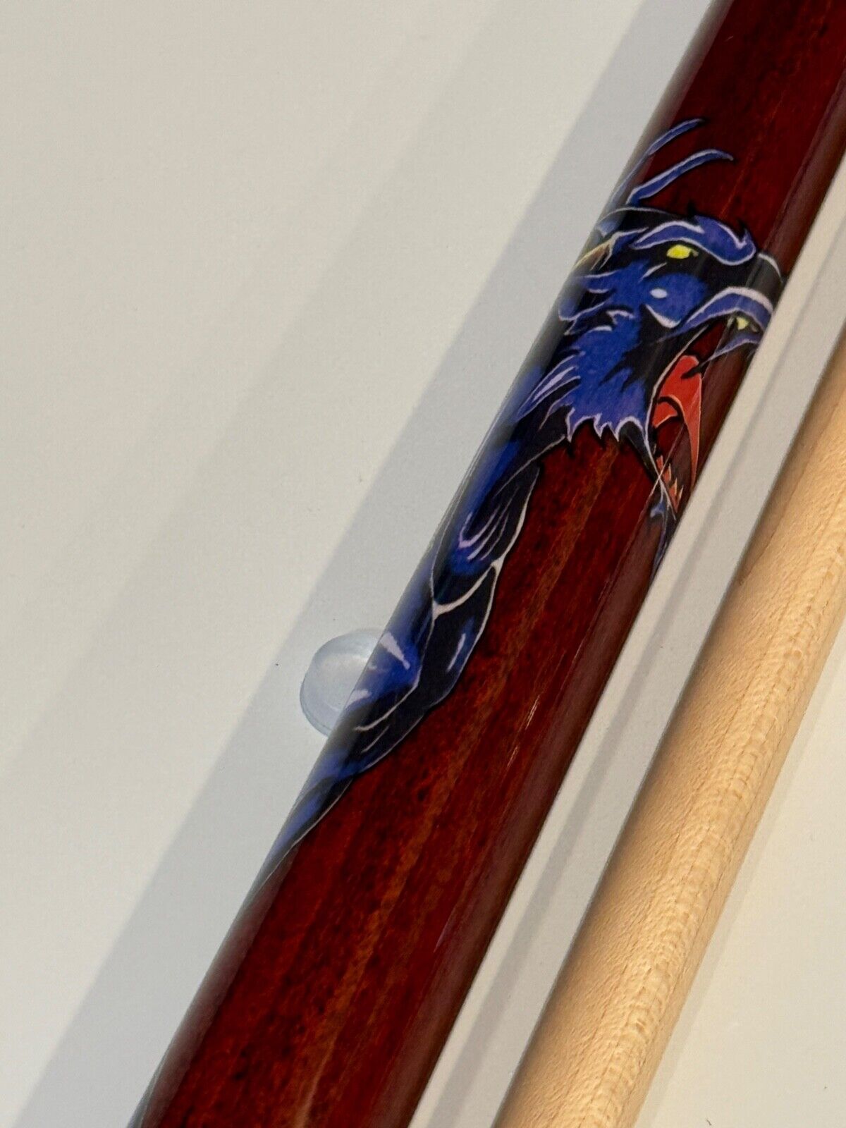 VIKING RED DRAGON POOL CUE 13.00 MM VIKORE SHAFT NEW SHIPS FREE N  FREE CASE