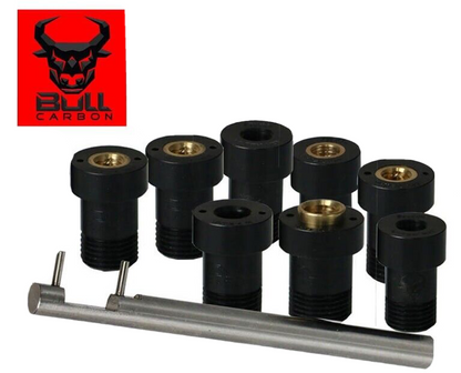 BULL CARBON 3/8 X 11 ADAPTER FOR INTERCHANGEABLE JOINTS SHIPS FREE