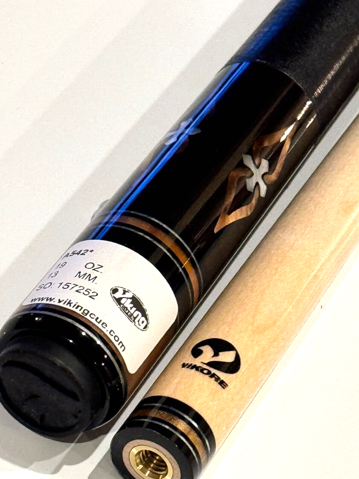 VIKING LTD POOL CUE #A542 TIGER 13 MM TIP VIKORE SHAFT NEW SHIPS FREE FREE CASE