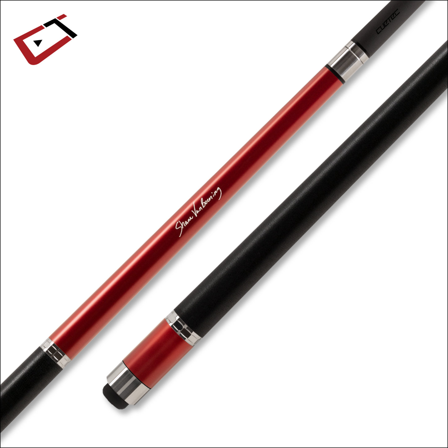 CUETEC SVB DAKOTA RUBY RED CUE 12.5 MM CARBON CYNERGY SHAFT BRAND NEW SHIPS FREE