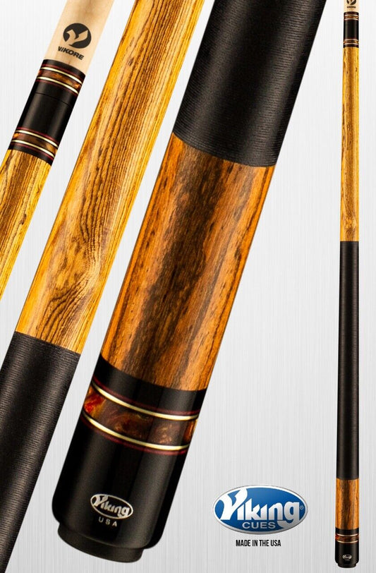 VIKING 3391 POOL CUE TIGER 13 MM TIP VIKORE SHAFT NEW FREE SHIPPING FREE CASE