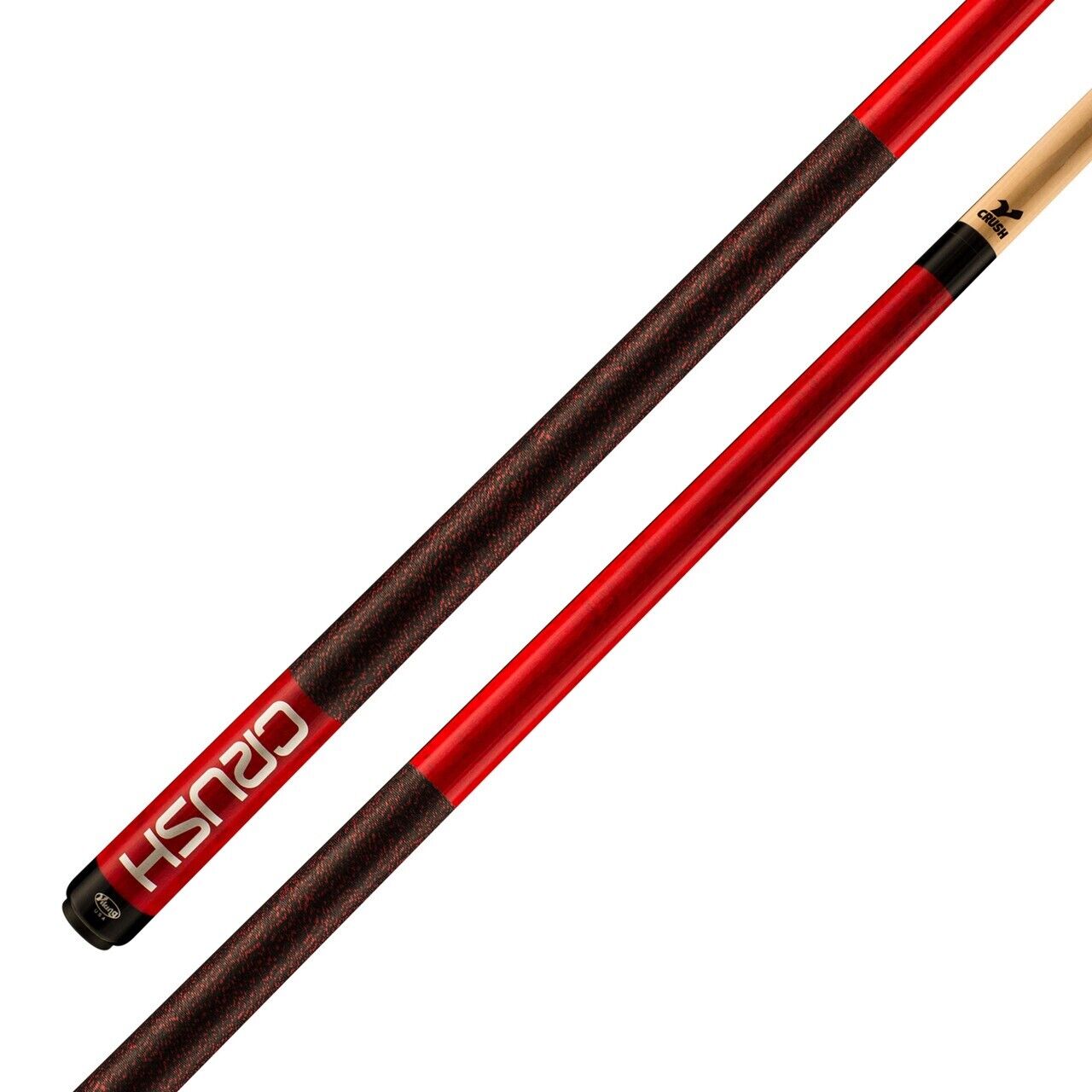 VIKING RED CRUSH BREAK CUE V CRUSH SHAFT LINEN NEW SHIPS FREE N FREE CASE