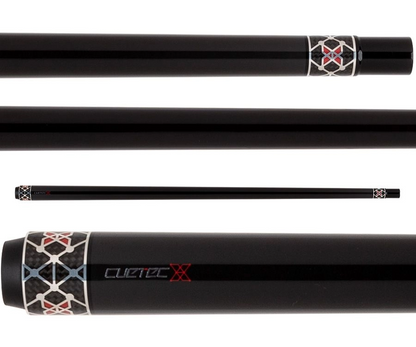 CUETEC X SERIES RAW CUE WITH CYNERGY CARBON FIBER 12.5MM SHAFT NEW SHIPS FREE