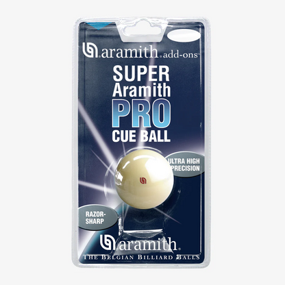 ARAMITH SUPER PRO CUE BALL RED LOGO NEW IN PACK BEWARE OF COPYCATS NEW SHIP FREE