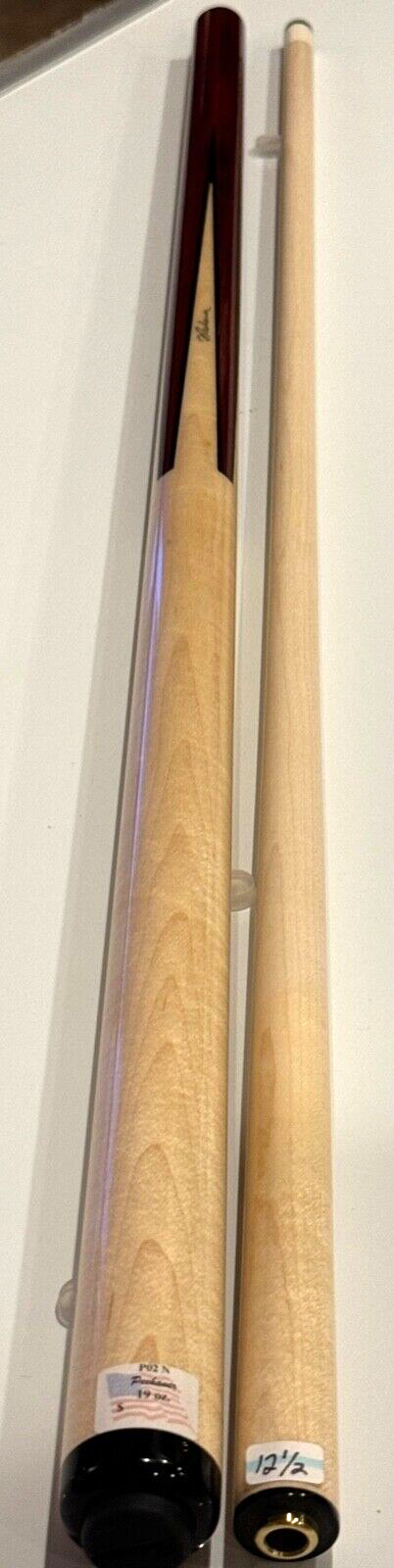 PECHAUER P02 HUSTLER CUE WRAPLESS PRO SERIES 12.50 MM SHIPS FREE FREE HARD CASE