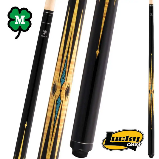 MCDERMOTT L38 LUCKY POOL CUE BARLEY USED 19 OZ 13MM FREE SHIPPING FREE HARD CASE