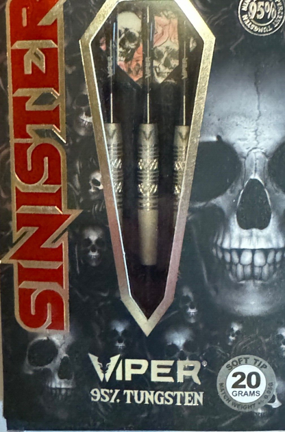 VIPER SINISTER DARTS FROM GLD 20 GRAM NEW SHIPS FREE FLIGHTS FREE 21-3125-20