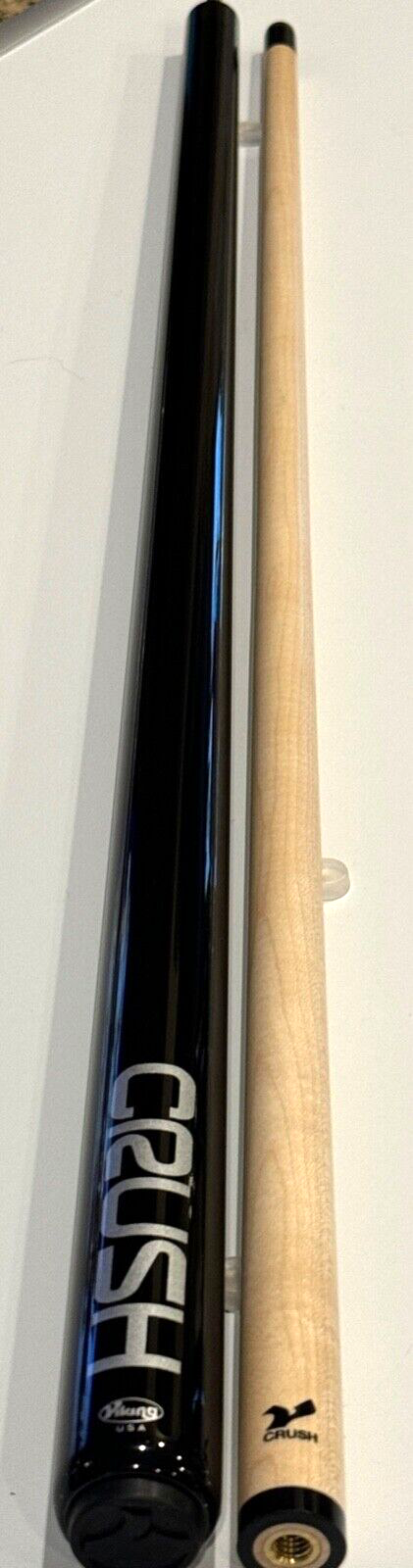 VIKING BLACK CRUSH BREAK CUE V CRUSH SHAFT WRAPLESS NEW SHIPS FREE N FREE CASE