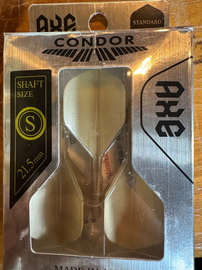 CONDOR CHAMPAGNE METALLIC AXE SMALL  21.5MM  FLIGHT STANDARD SHAPE SHIPS FREE