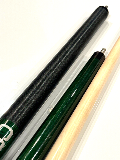 VIKING GREEN CRUSH BREAK JUMP CUE V CRUSH SHAFT LINEN NEW SHIPS FREE N FREE CASE