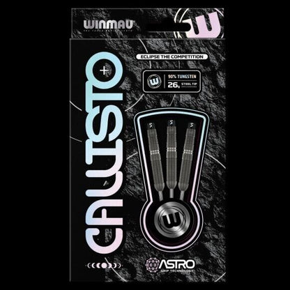 WINMAU CALLISTO SERIES STEEL TIP DARTS 26 GRAM 90% TUNGSTEN SHIPS FREE FLIGHTS 2