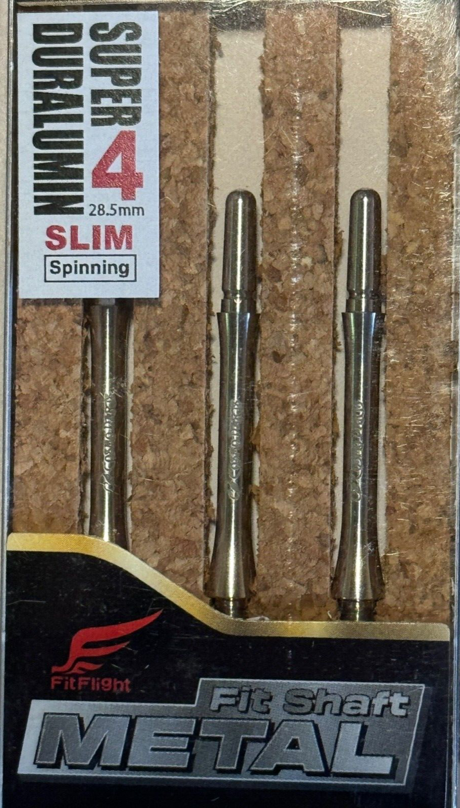 FIT FLIGHT SUPER DURALUMIN #4 LENGTH SLIM SPINNING SHAFTS BRAND NEW SHIPS FREE