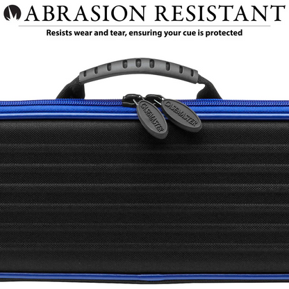 CASEMASTER BLUE PARALLAX CUE CASE BRAND NEW  PADDED SHIPS FREE BEST PRICE