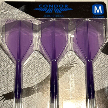 CONDOR ZERO STRESS FLIGHTS PURPLE MEDIUM LENGTH SHAPE IS "SHAPE" FREE SHIPPING