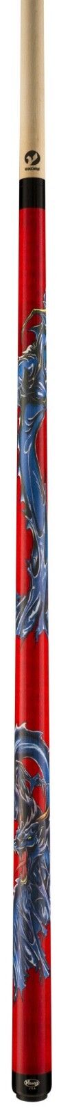 VIKING RED DRAGON POOL CUE 13.00 MM VIKORE SHAFT NEW SHIPS FREE N  FREE CASE