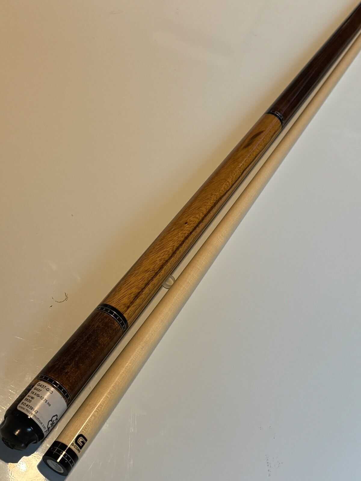 MCDERMOTT G437 POOL CUE 12.75 MM G CORE SHAFT USA MADE NEW SHIPS FREE FREE CASE