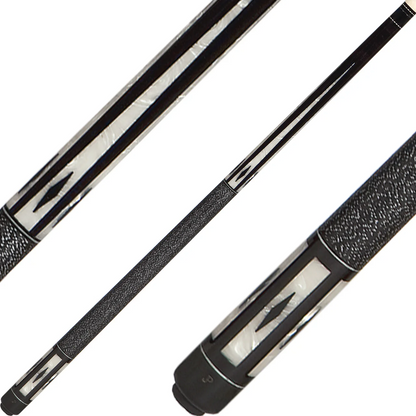 PECHAUER JP17 JP17S POOL CUE 12.00 MM SMOKE STAIN LINEN WRAP NEW SHIPS FREE