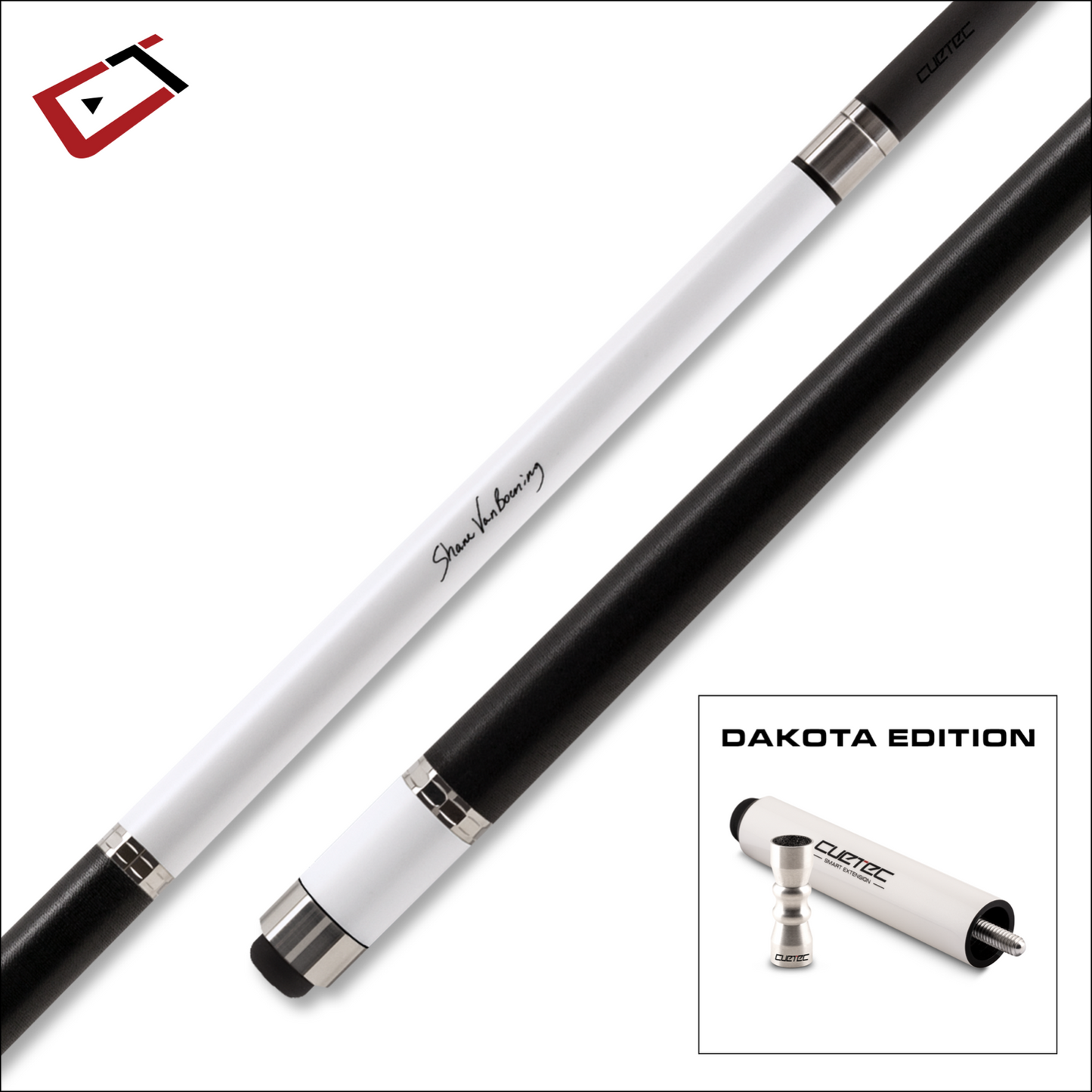 CUETEC SVB DAKOTA PEARL WHITE  12.5 MM CARBON CYNERGY SHAFT NEW SHIPS FREE