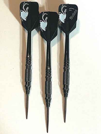 BLACK WIDOW STEEL TIP DARTS 27 GRAM MOVABLE POINT FREE SHIPPING FREE FLIGHTS