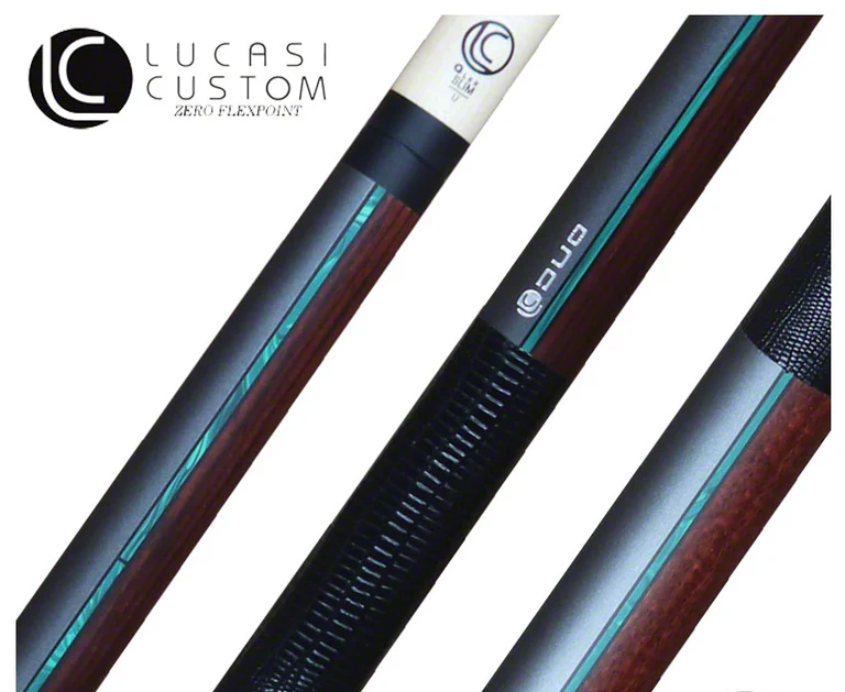 LUCASI LZDU12 POOL CUE TIGER TIP UNILOC JNT LOW D SHAFT NEW SHIPS FREE FREE CASE