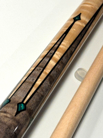 JACOBY LTD CUSTOM 0424-84 BE MAPLE W/ MALACHITE ULTRA 12.75 SHIPS FREE FREE CASE