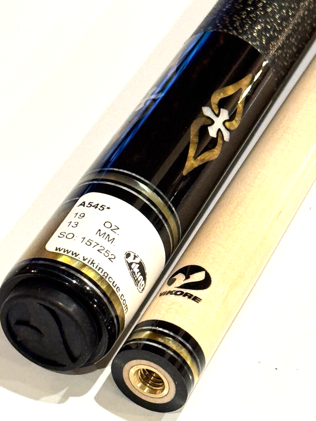 VIKING LTD POOL CUE #A545 TIGER 13 MM TIP VIKORE SHAFT NEW SHIPS FREE FREE CASE