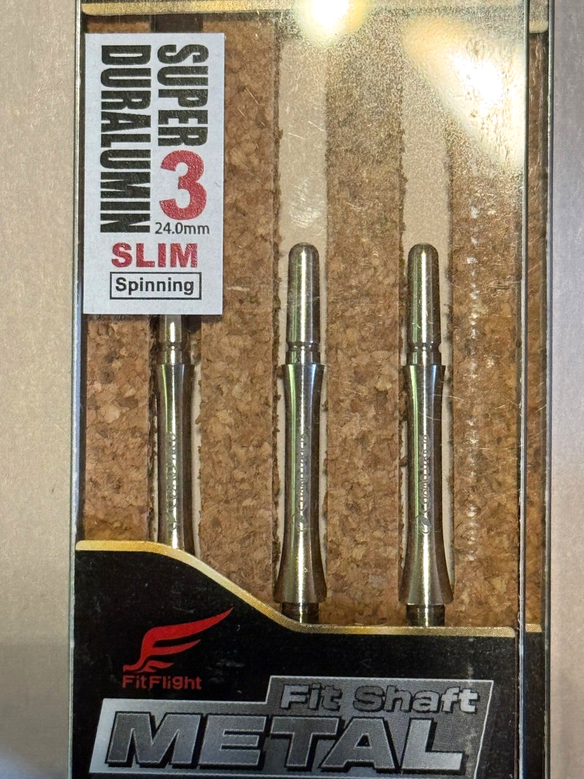 FIT FLIGHT SUPER DURALUMIN #3 LENGTH SLIM SPINNING SHAFTS BRAND NEW SHIPS FREE