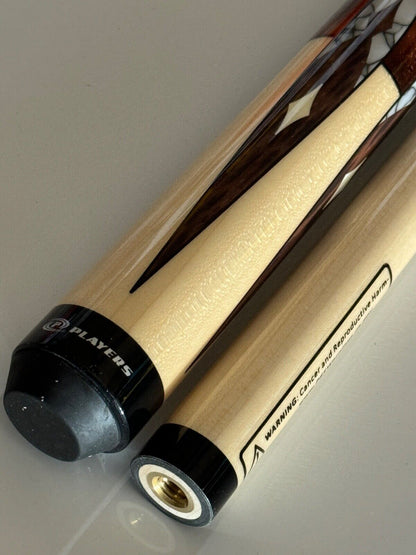 PLAYERS POOL CUE G4147 BIRDSEYE MAPLE WRAPLESS  NEW FREE SHIPPING FREE HARD CASE