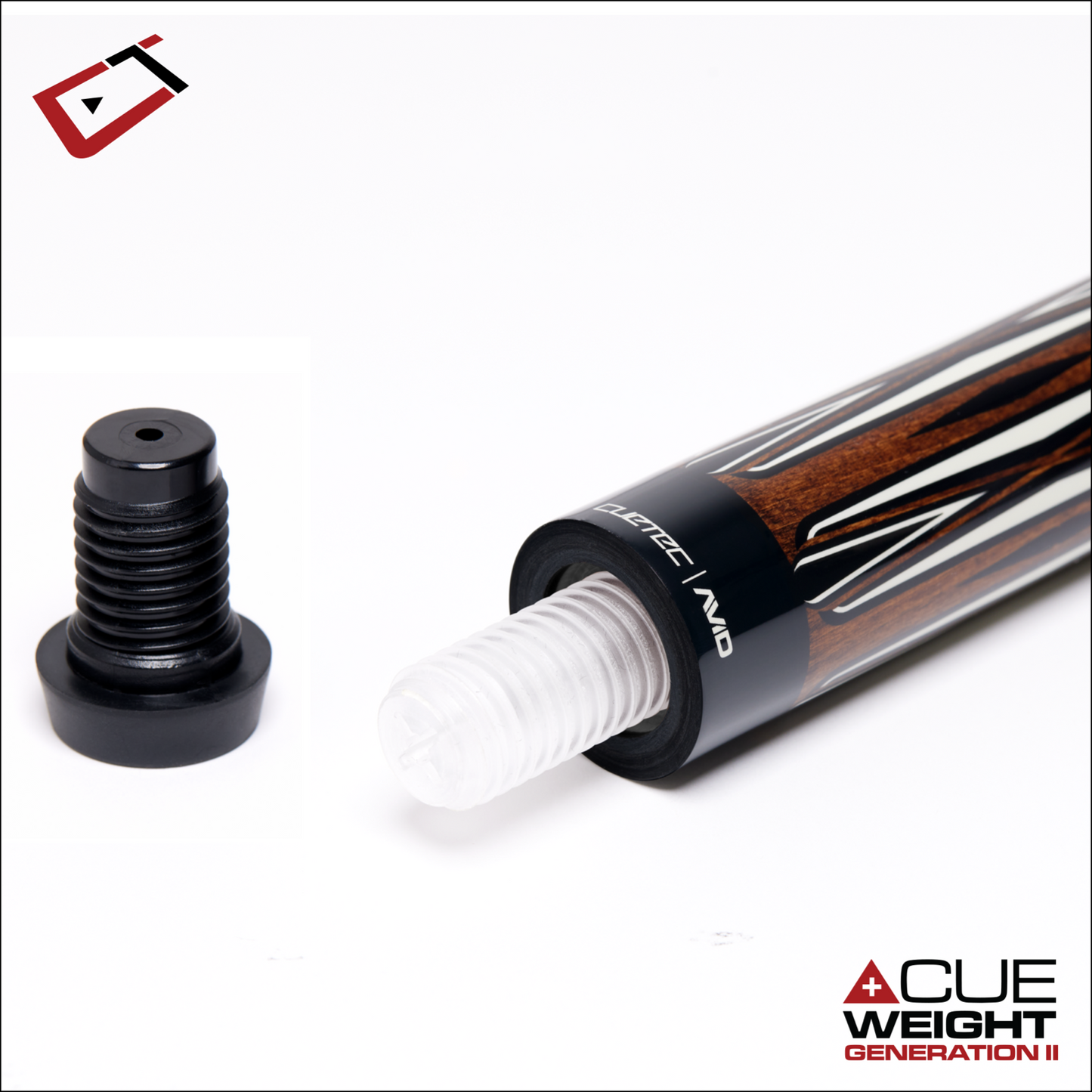 CUETEC BUTT ONLY  AVID 95-3265 LTC PROOF SERIES POOL CUE LEATHER NEW SHIPS FREE