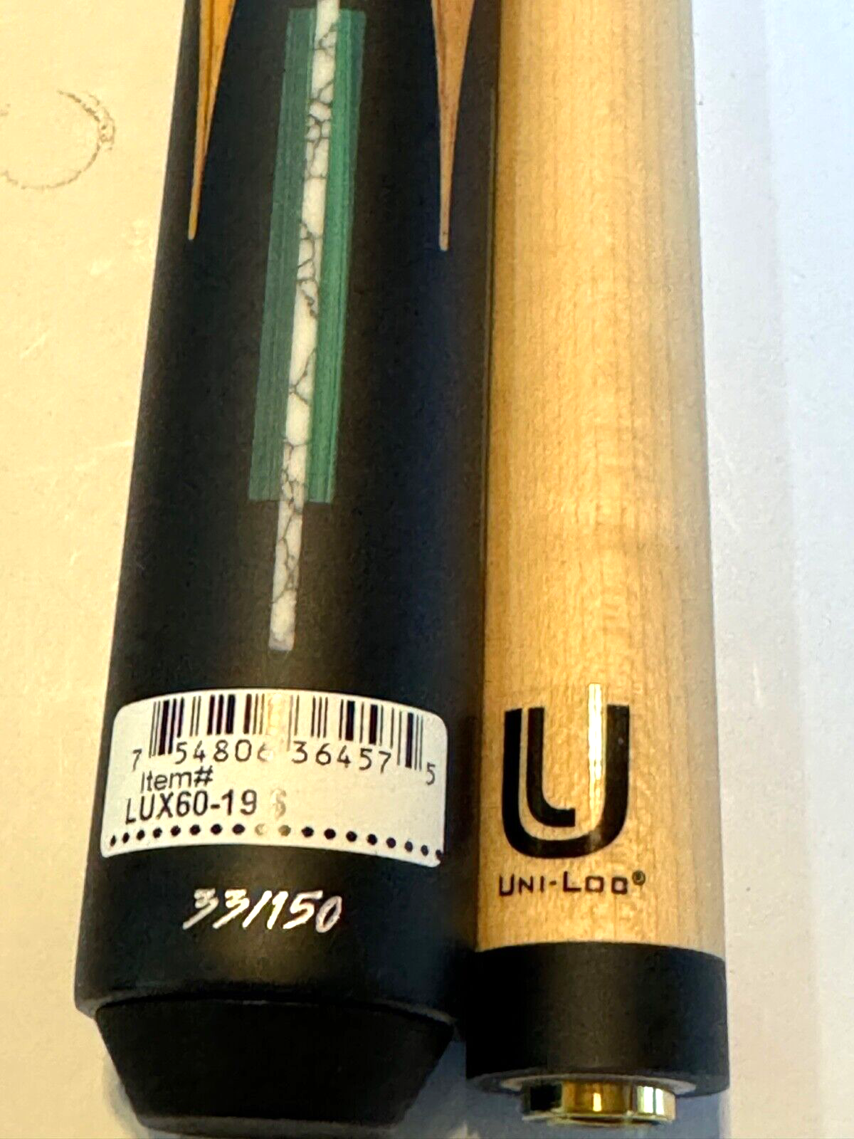 LUCASI LUX 60 CUSTOM POOL CUE 11.75MM SHAFT LTD ONLY 150 MADE NEW SHIPS FREE