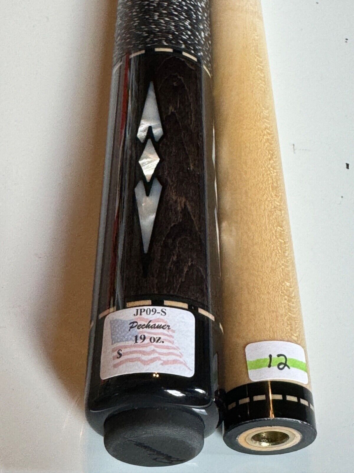 PECHAUER JP9-S JP9 POOL CUE SMOKE STAIN MAPLE 12MM TIP NEW SHIPS FREE N MORE