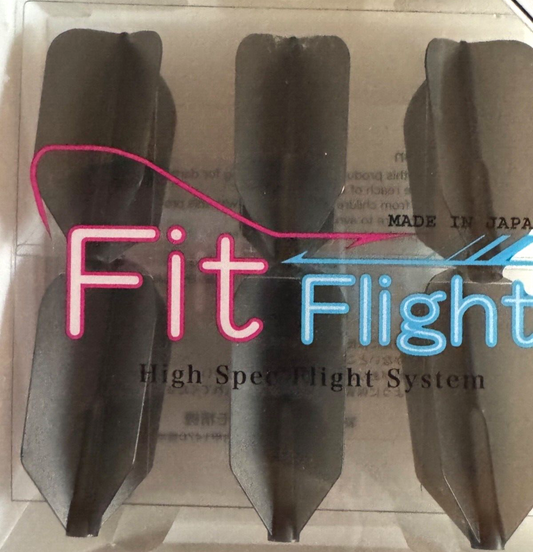 FIT FLIGHT ORIGINAL BLACK DOUBLE PACK SUPER SLIM SHAPE FLIGHTS SHIPS FREE