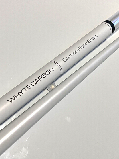 WHYTE 30" CARBON FIBER PEARL WHITE SHAFT 12.25 MM PICK YOUR JOINT NEW SHIPS FREE