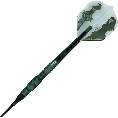 BLACK WIDOW 18 GRAM WIDOWMAKER SOFT TIP LASER DARTS KNURLED SOFT NEW SHIPS FREE