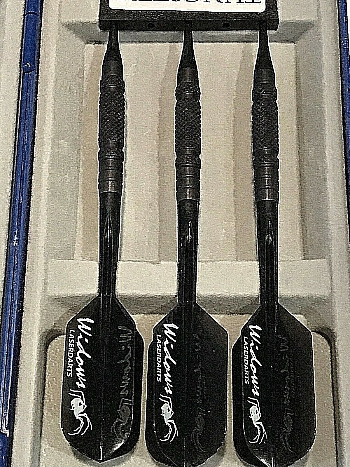 BLACK WIDOW LASER DARTS SOFT TIP 22 GRAM KNURLED NEW FREE SHIPPING FREE FLIGHTS