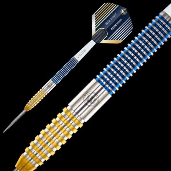 WINMAU DARYL GURNEY 90% TUNGSTEN STEEL TIP DARTS 23 GR SHIPS FREE FREE FLIGHTS