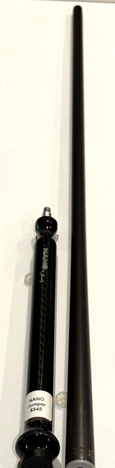 JACOBY NANO JUMP CUE CARBON FIBER FINGER GROOVE DESIGN FREE SHIPPING FREE CASE