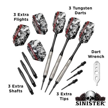 VIPER SINISTER DARTS FROM GLD 20 GRAM NEW SHIPS FREE FLIGHTS FREE 21-3125-20