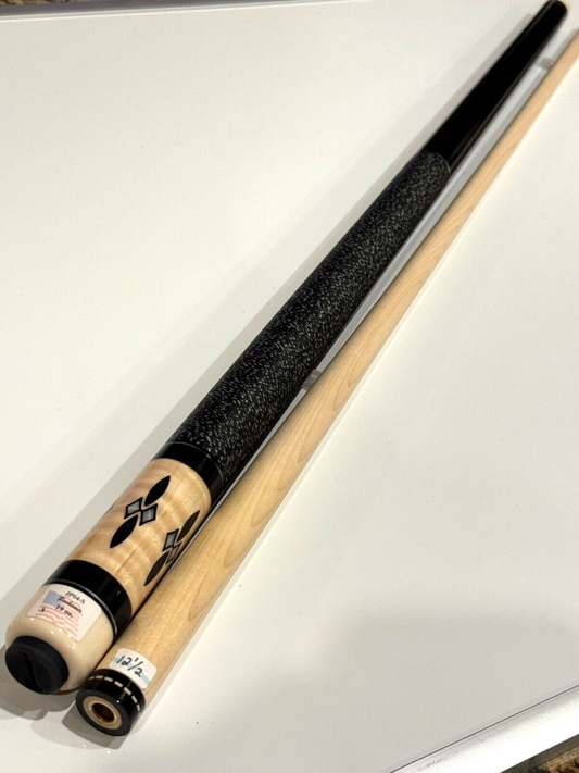 PECHAUER JP4S JP4 POOL CUE EBONY STAIN 12.5 MM TIP  NEW SHIPS FREE FREE CASE