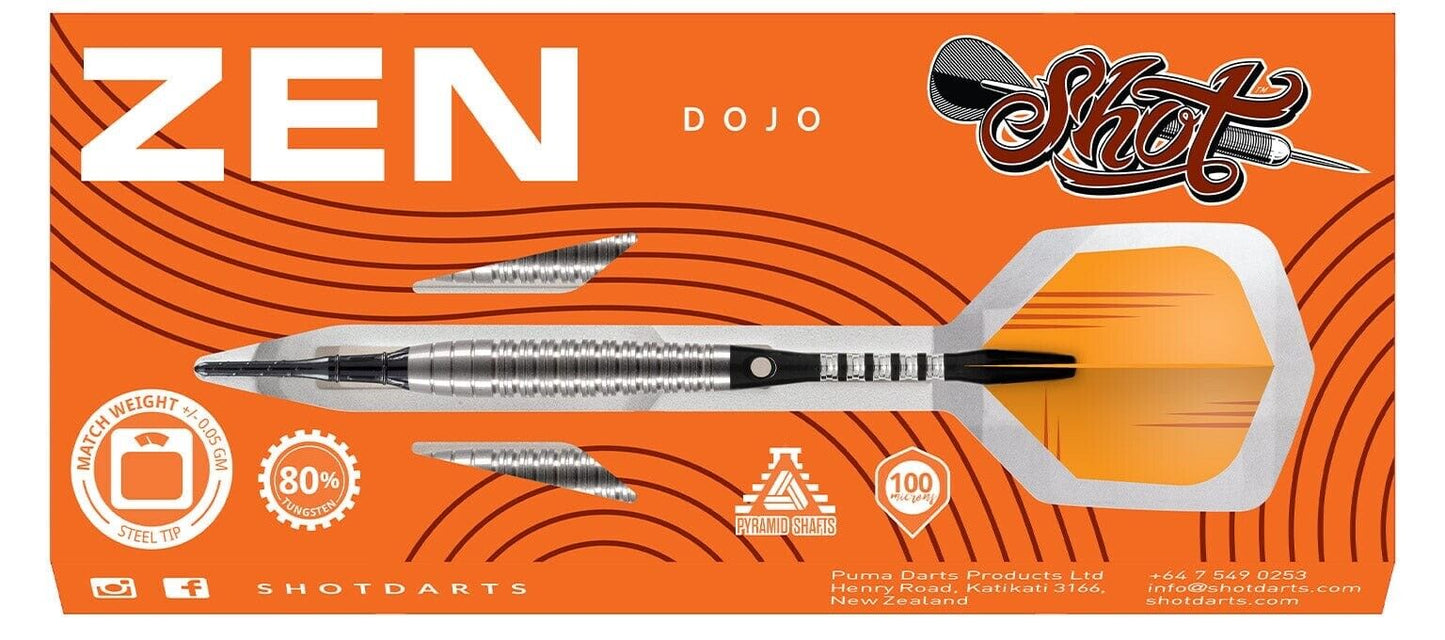 SHOT DARTS MODEL ZEN DOJO 18 GRAM SOFT TIP SHIPS FREE N FREE FLIGHTS