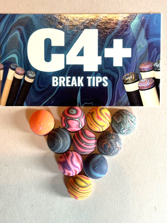 PECHAUER CRAZY FIBER BREAK TIPS C4+ TIPS RANDOM COLORS FREE SPACER SHIPS FREE